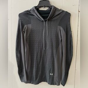 Under Armour Women’s Heatgear Fitted Long Sleeve Grey Size S